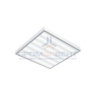 Светодиодный светильник "ВАРТОН" офисный накладной 595*595*50мм 54 ВТ 6500К