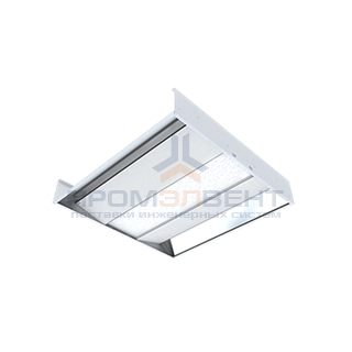 Светодиодный светильник "ВАРТОН" офисный встраиваемый отраженного света колотый лед 595*595*100мм 36 ВТ 4000К