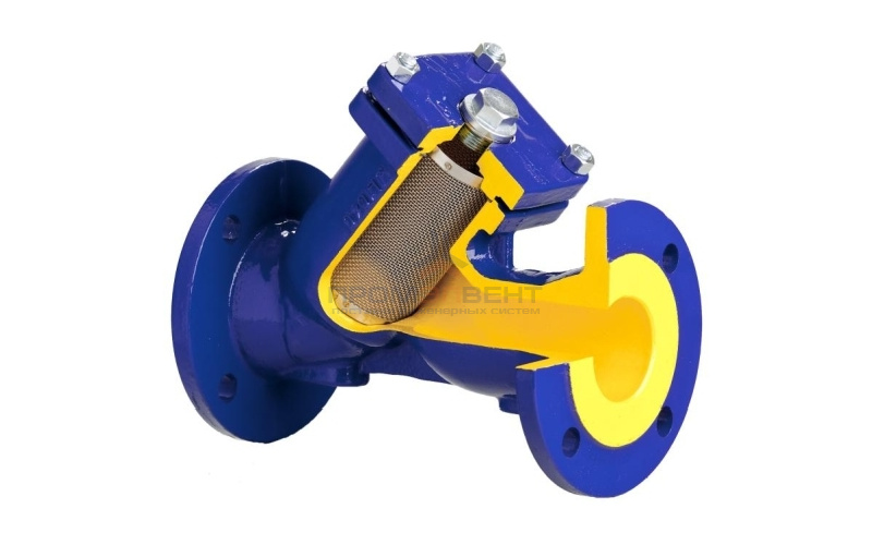 Фильтр грубой очистки BROEN V821M - Ду80 (Фланец/Фланец, PN16, Tmax 300°C, с магнитной вставкой)