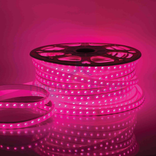 10-64 Светодиодная лента 220В, СТ, 10Вт/м, smd5050, 60д/м, IP65, размер 15х8мм, 50м, RGB