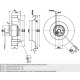 Вентилятор Ebmpapst  R2E250-AI26-23 центробежный 