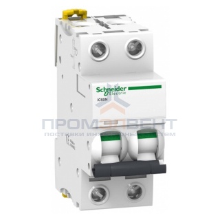 Автоматический выключатель Schneider Electric Acti 9 iC60N 2П 10A 6кА B (автомат)