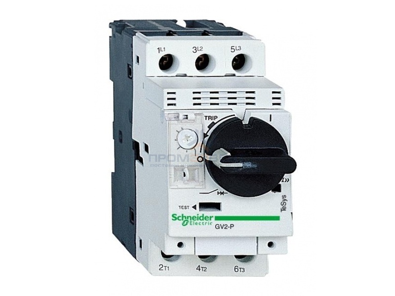 Автомат Schneider Electric TeSys GV2P с комбинированным расцепителем 1-1,6А